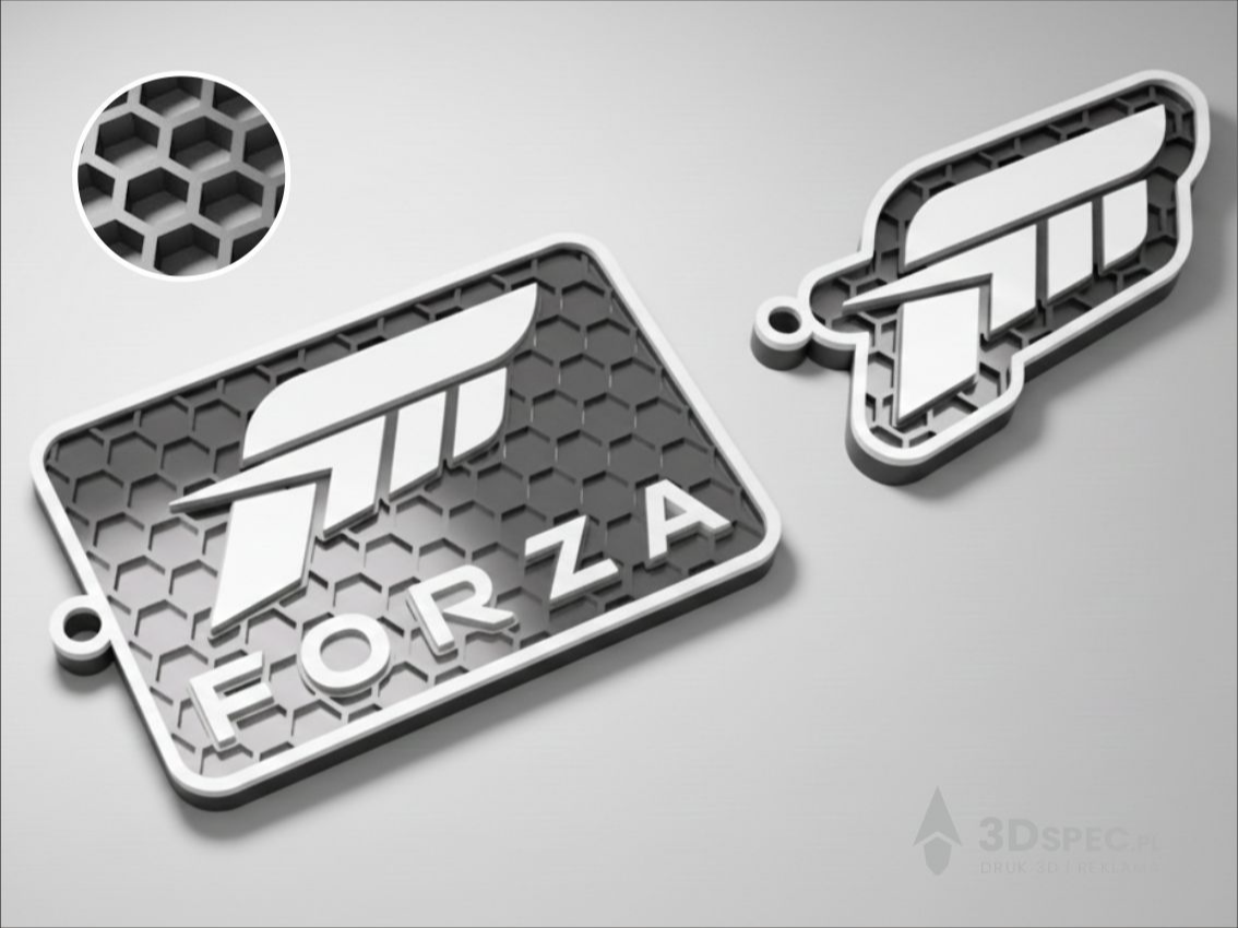 Forza Horizon logo keychain