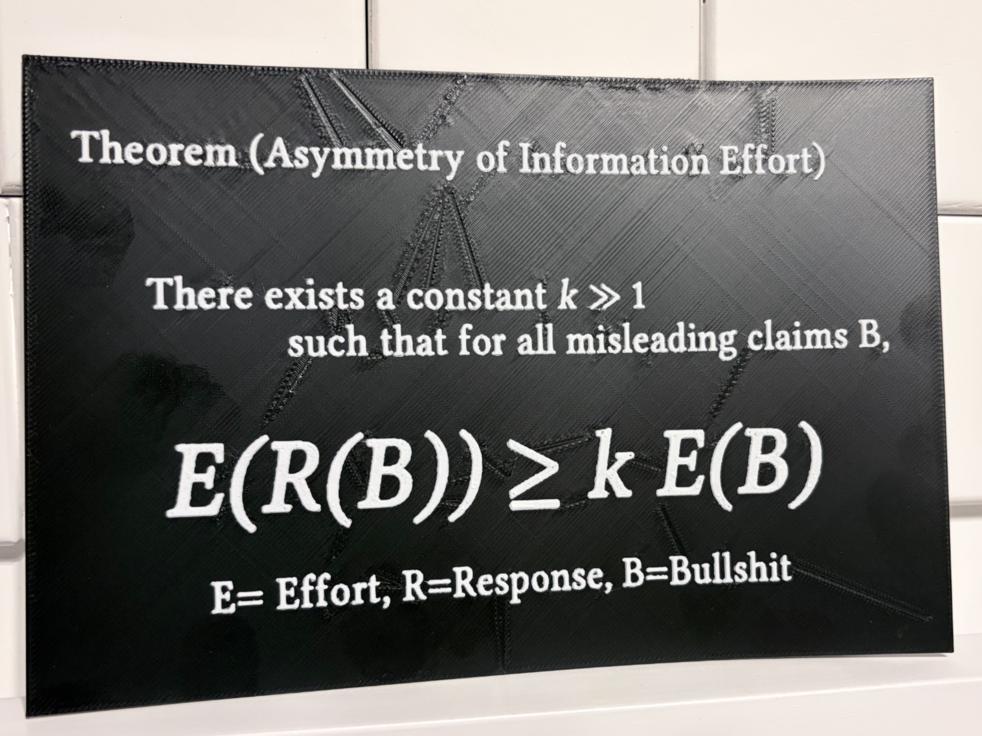 Theorem (Asymmetry of Information Effort)