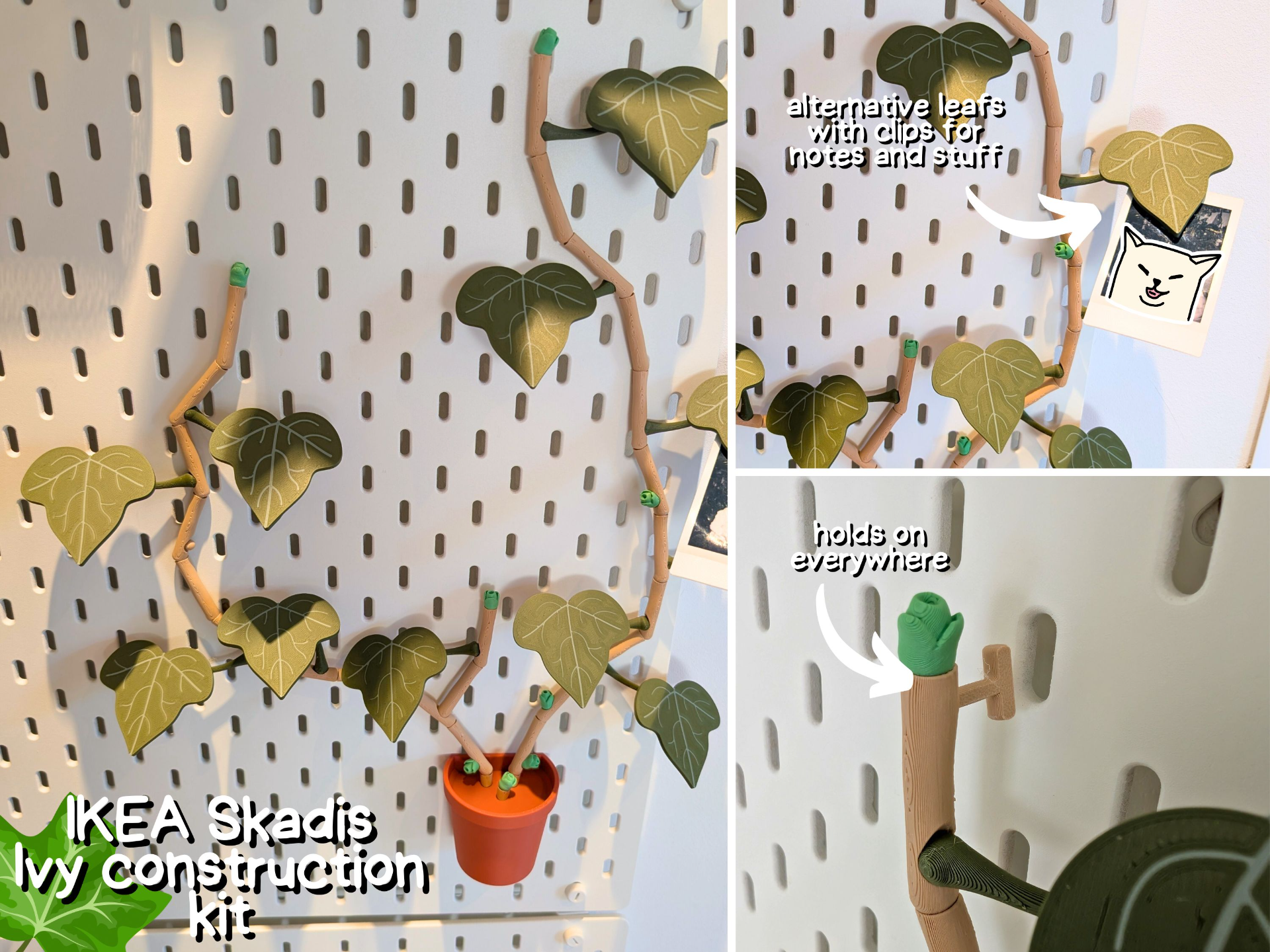 IKEA Skadis Ivy construction kit