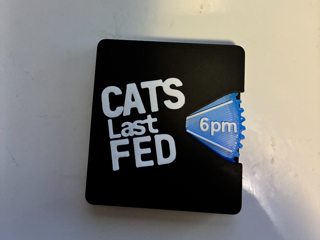Cats Last Fed