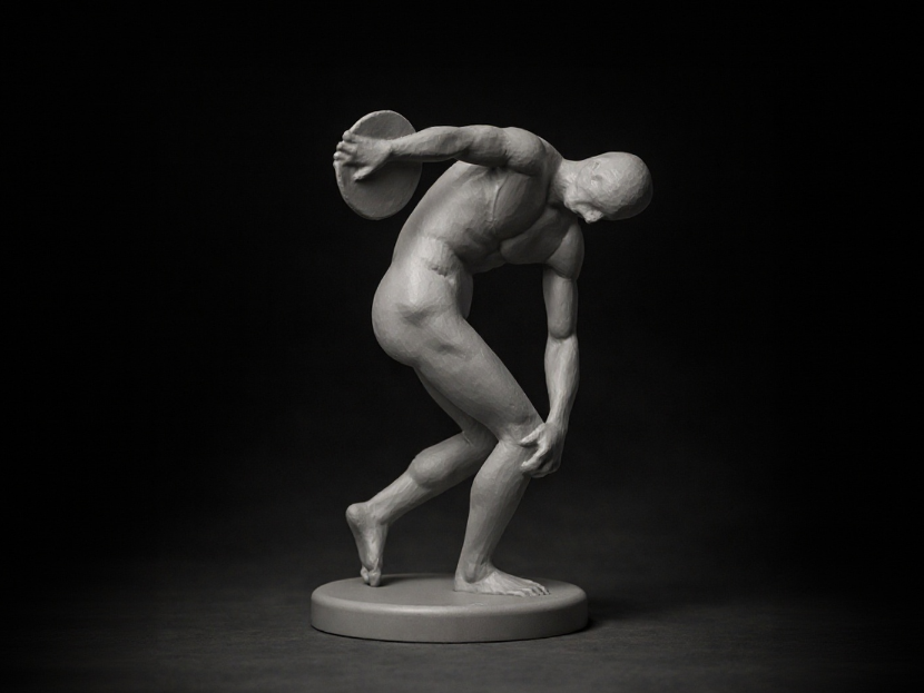 The Discus Thrower - Sculpture