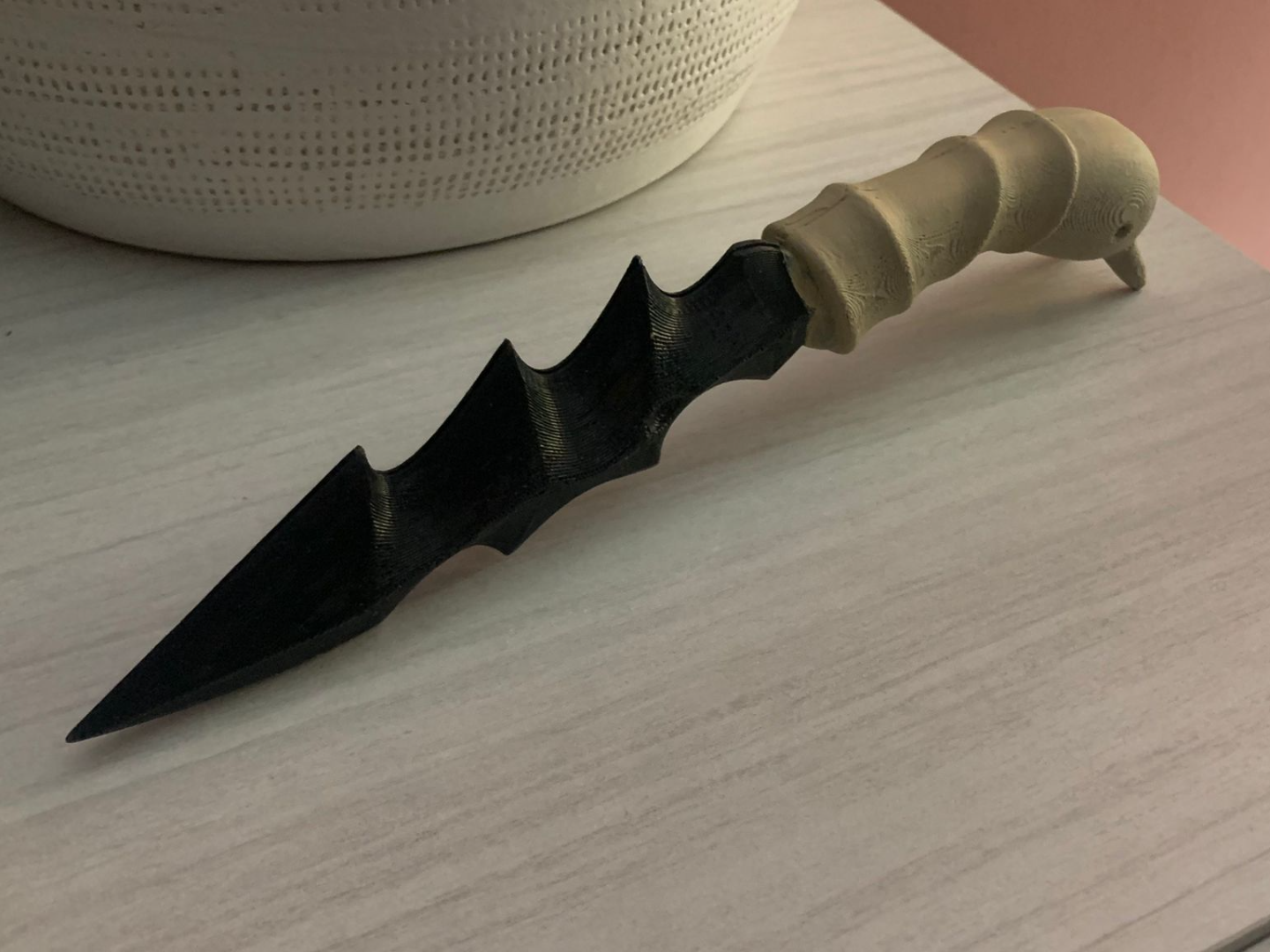 Obsidian - bone dagger