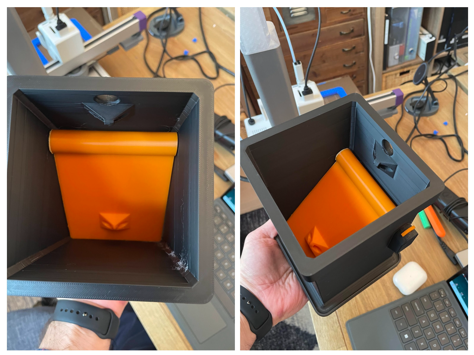 Frog Chute with Hop Block Technology