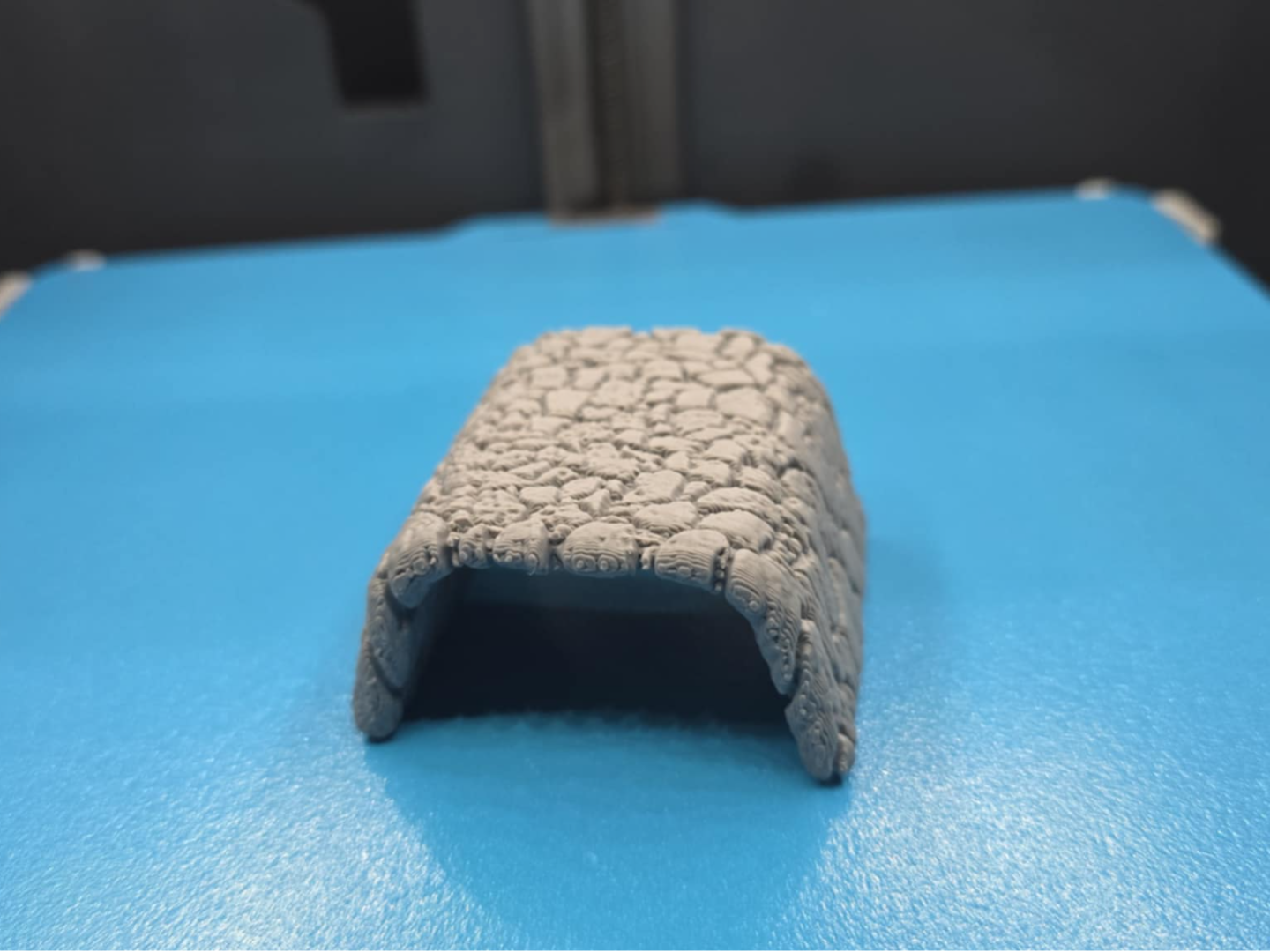 Fish hide different sizes with a  texture.
