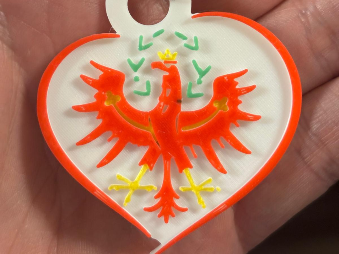 Herz Tiroler Adler Schlüsselanhänger