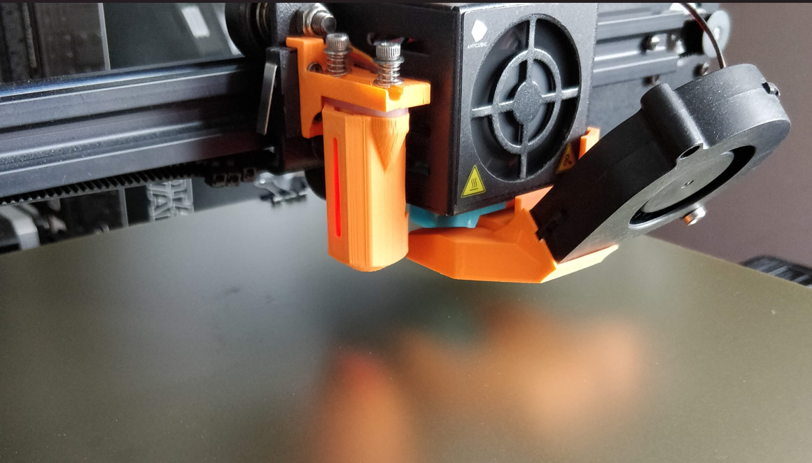 Anycubic Mega Zero 2.0 5015 cooling fan duct