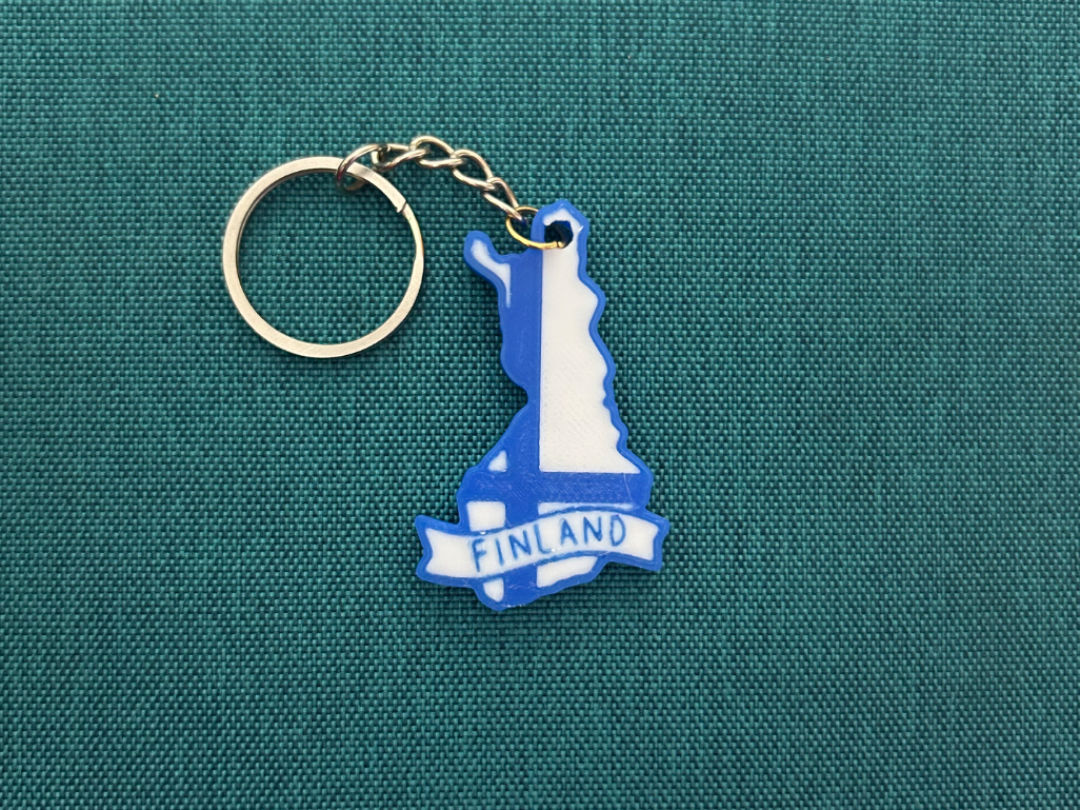 Finland Keychain