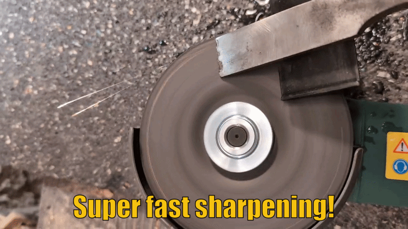 Chisel sharpener jig / guide for Angle Grinder