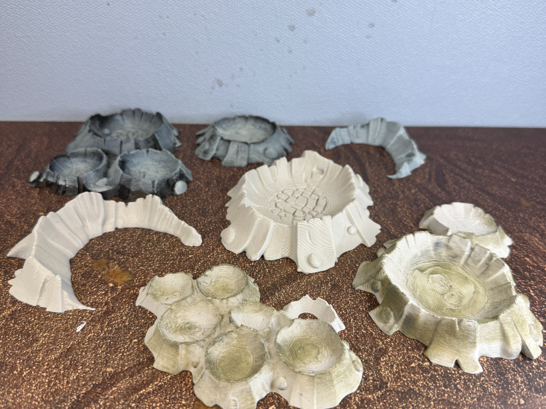 Craters terrain set