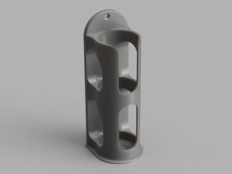 Magnetic holder for rifle silencer