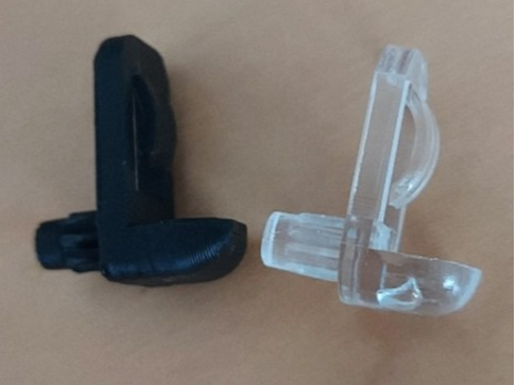 Häfele Regalbodenhalter 6mm Glas Kippschutz