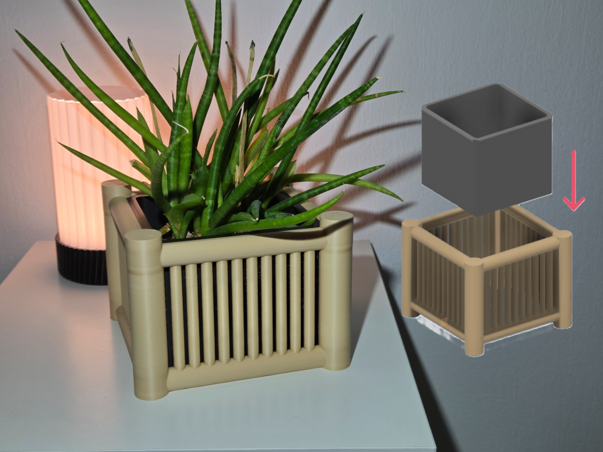 modern Basket Plantpod