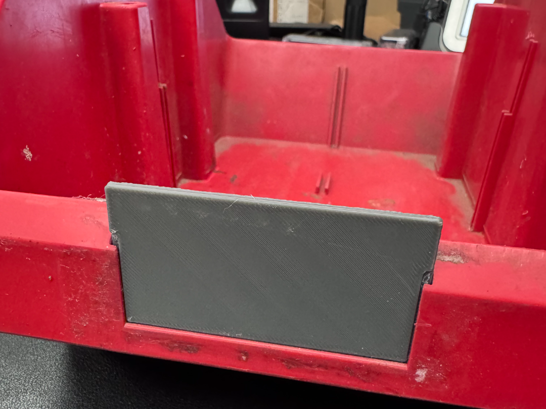 Quantum Storage Systems QP 1285 Bin Label Insert