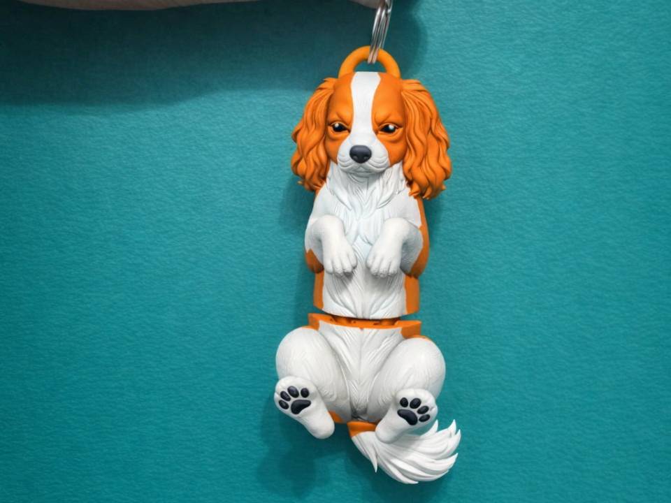 Cavalier King Charles Spaniel Keychain