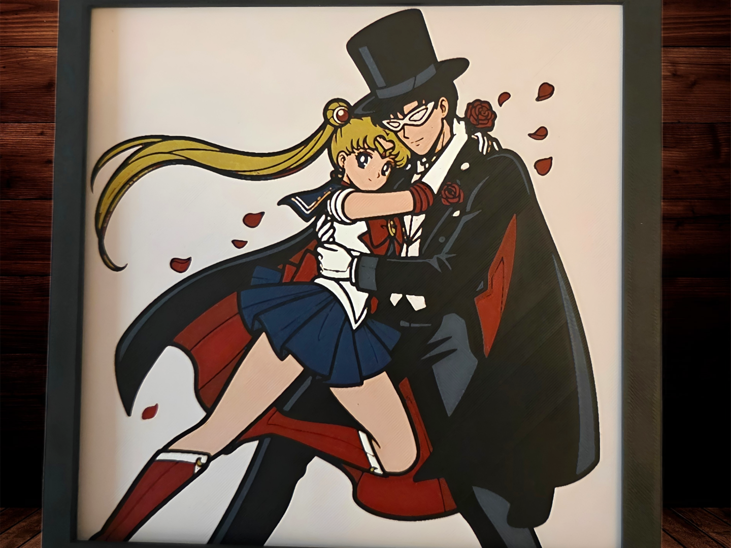 Sailor Moon and Tuxedo Mask