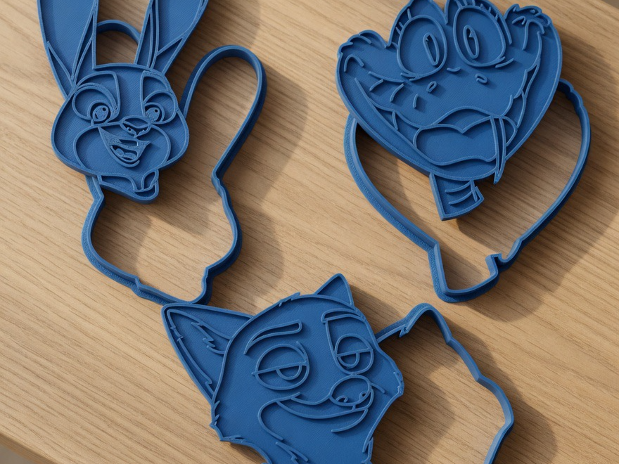 Cortadores de Galletas Zootropolis / Zootropia