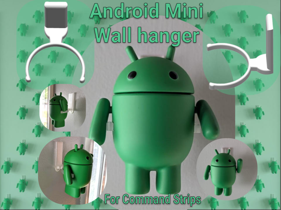 Android Mini Figure Wall Hanger