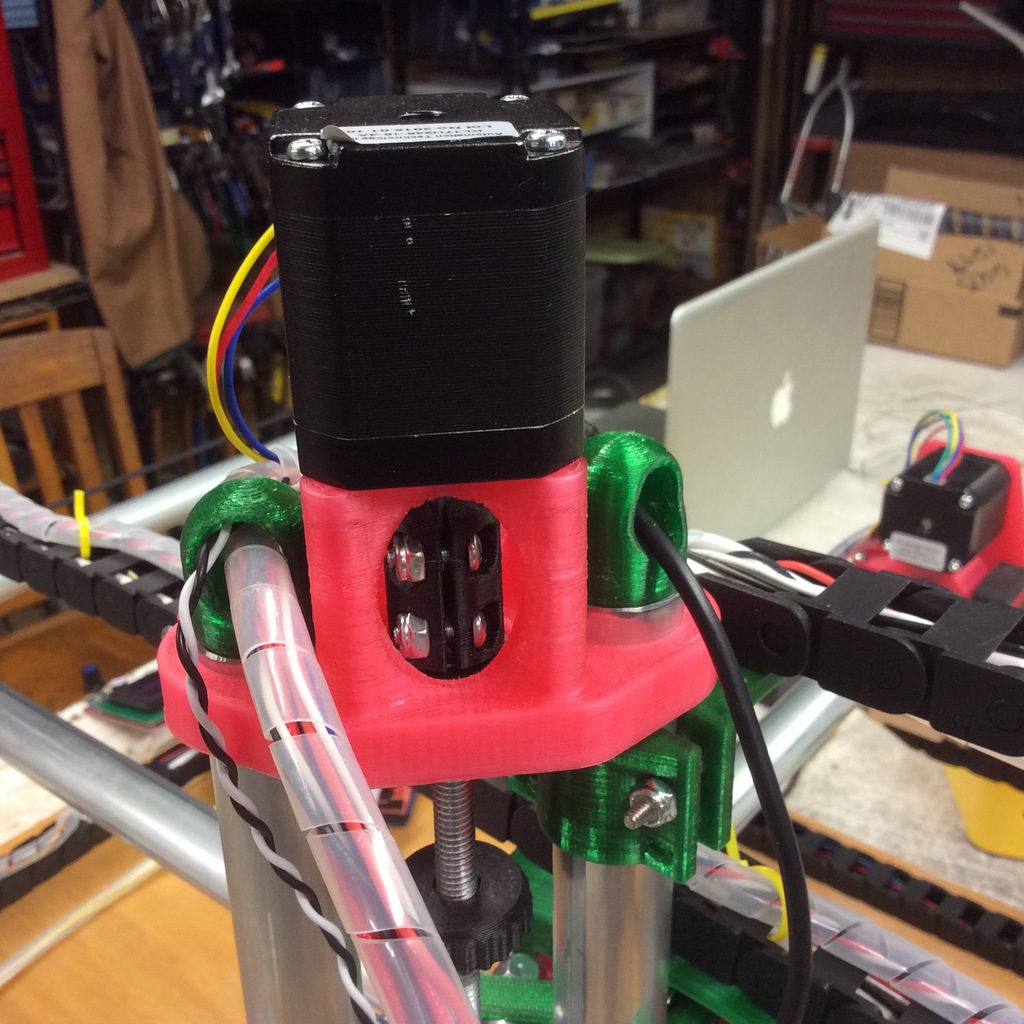 MPCNC Z-axis tubing cable feed caps for EMT