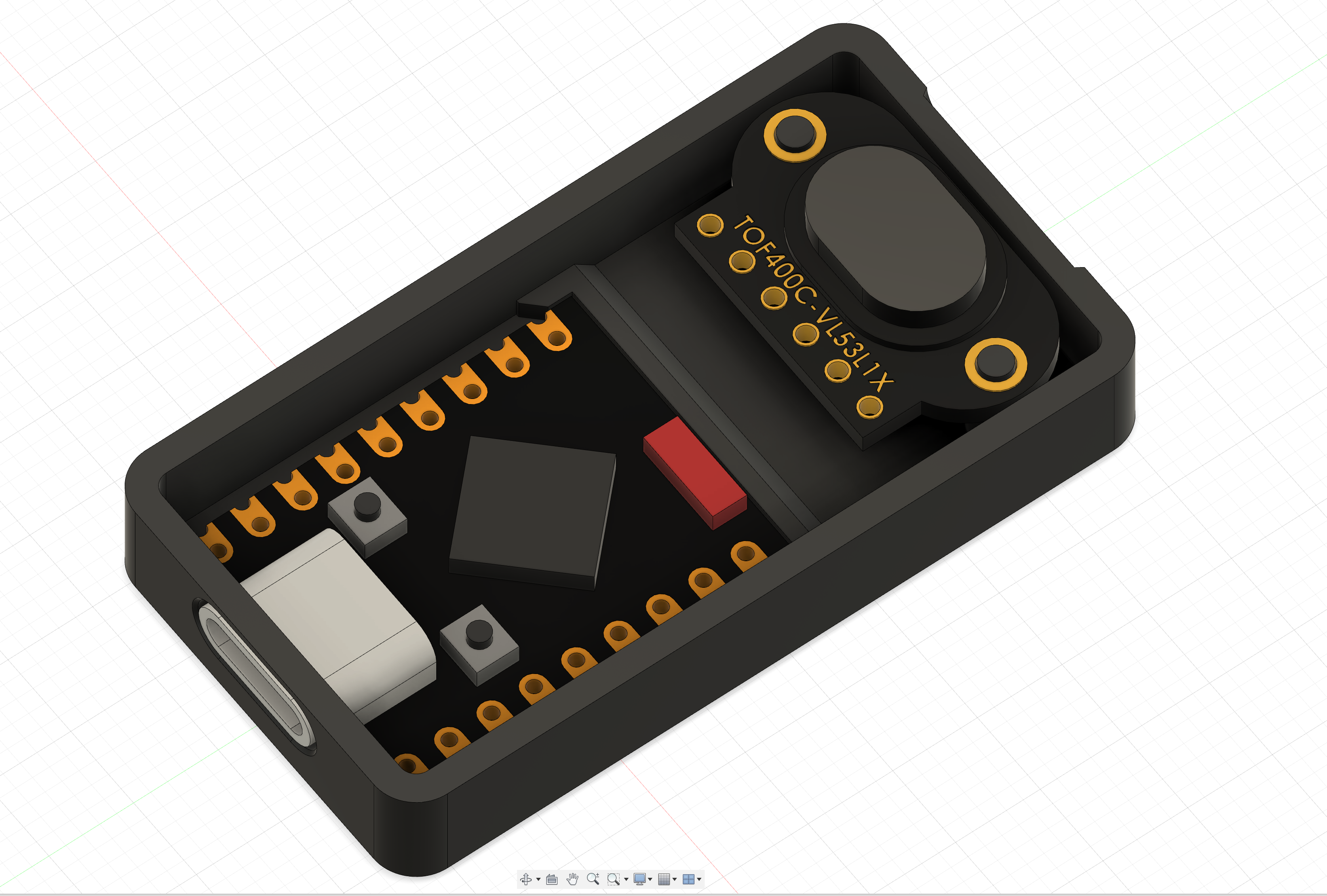ESP32 C3 Super Mini + VL53L1X (ToF-Sensor) Case