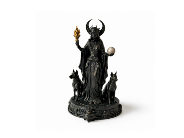 Hecate Goddess Sculpture – Mythological Figurine