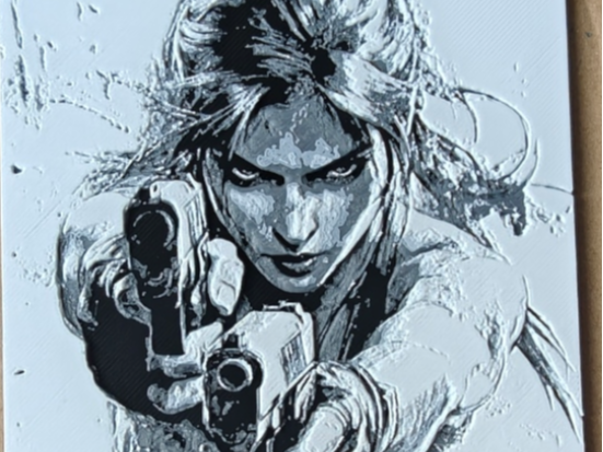 Lara Croft (Hueforge)