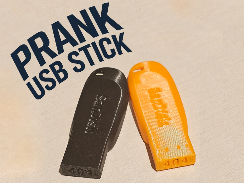 USB stick prank (safe,can't be inserted shows 404)