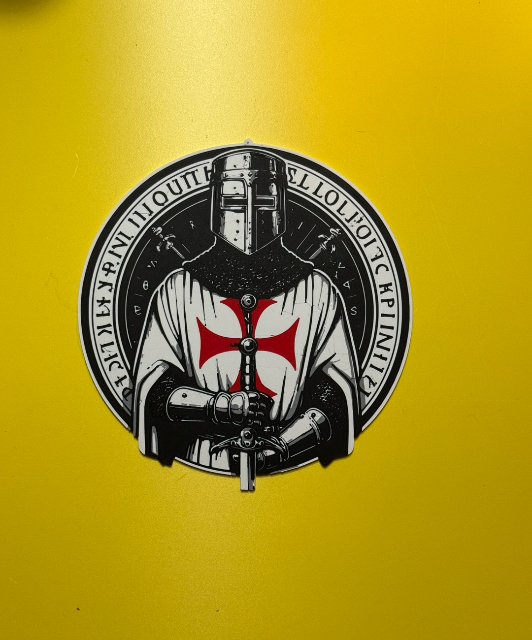 wall art knights templar