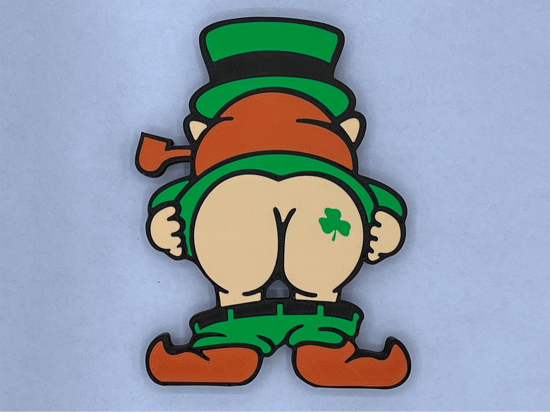 Mooning Leprechaun Happy St. Patrick's Day!