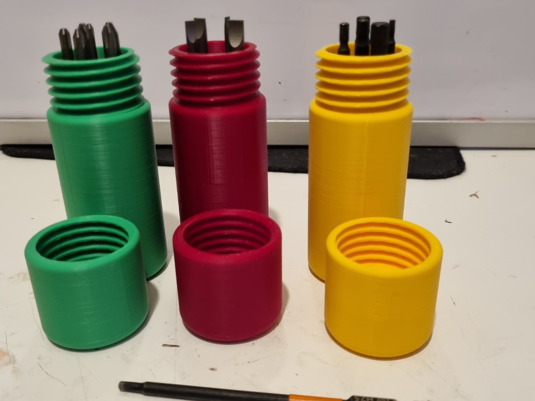 Long Screwdriver Bits Case
