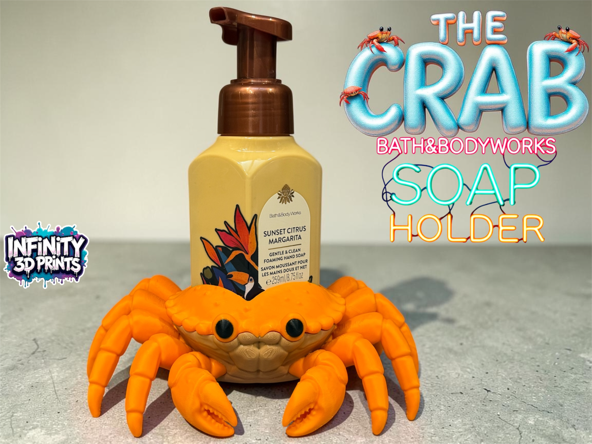 MULTIPART - THE CRAB - BBW FOAMING SOAP HOLDER