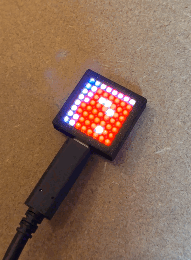 Waveshare ESP32 S3 Matrix 8x8 Minimalistic Case