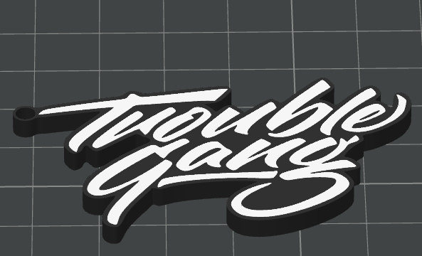 Trouble Gang keychain