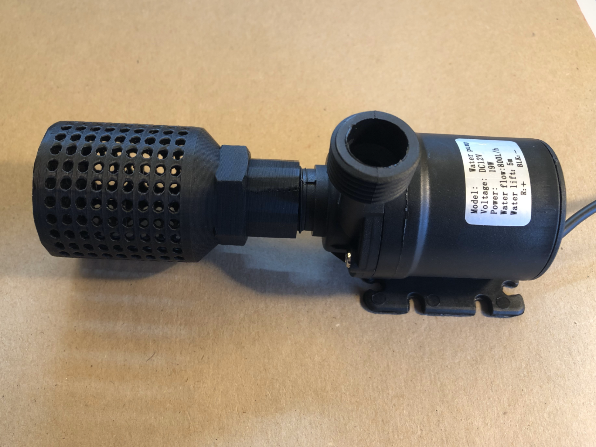 Immersible Pump Filter with 20mm (1/2") thread