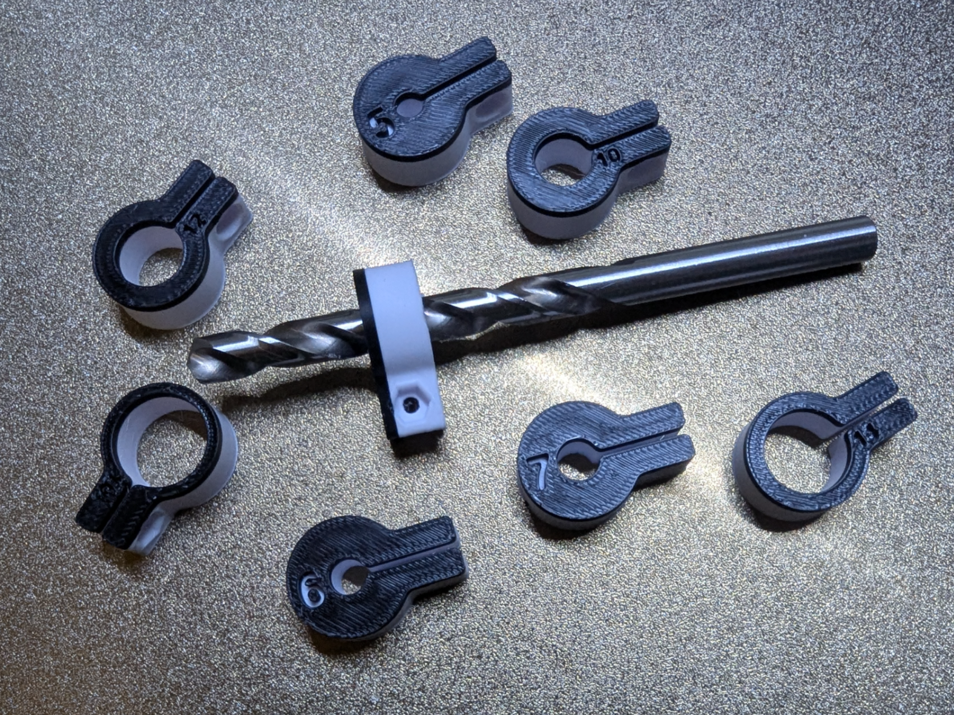 Drill Depth Gauge Set | 5mm–16mm
