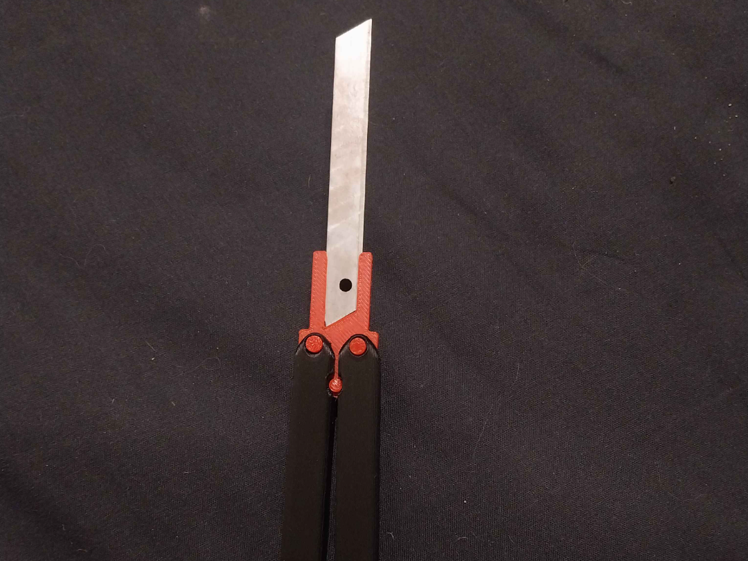 butterfly knife 9mm utilityblade