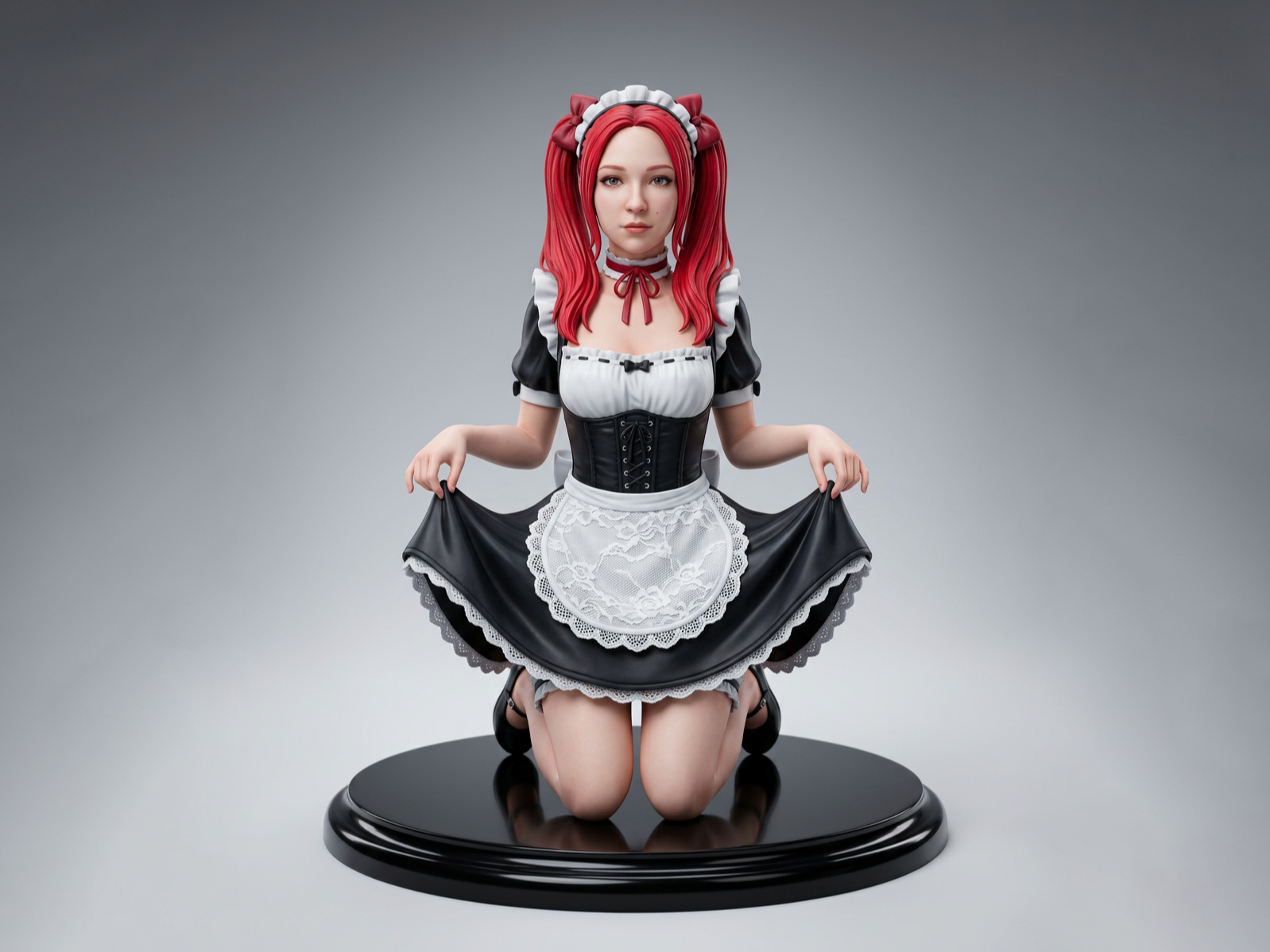 Anime Maid Sculpture