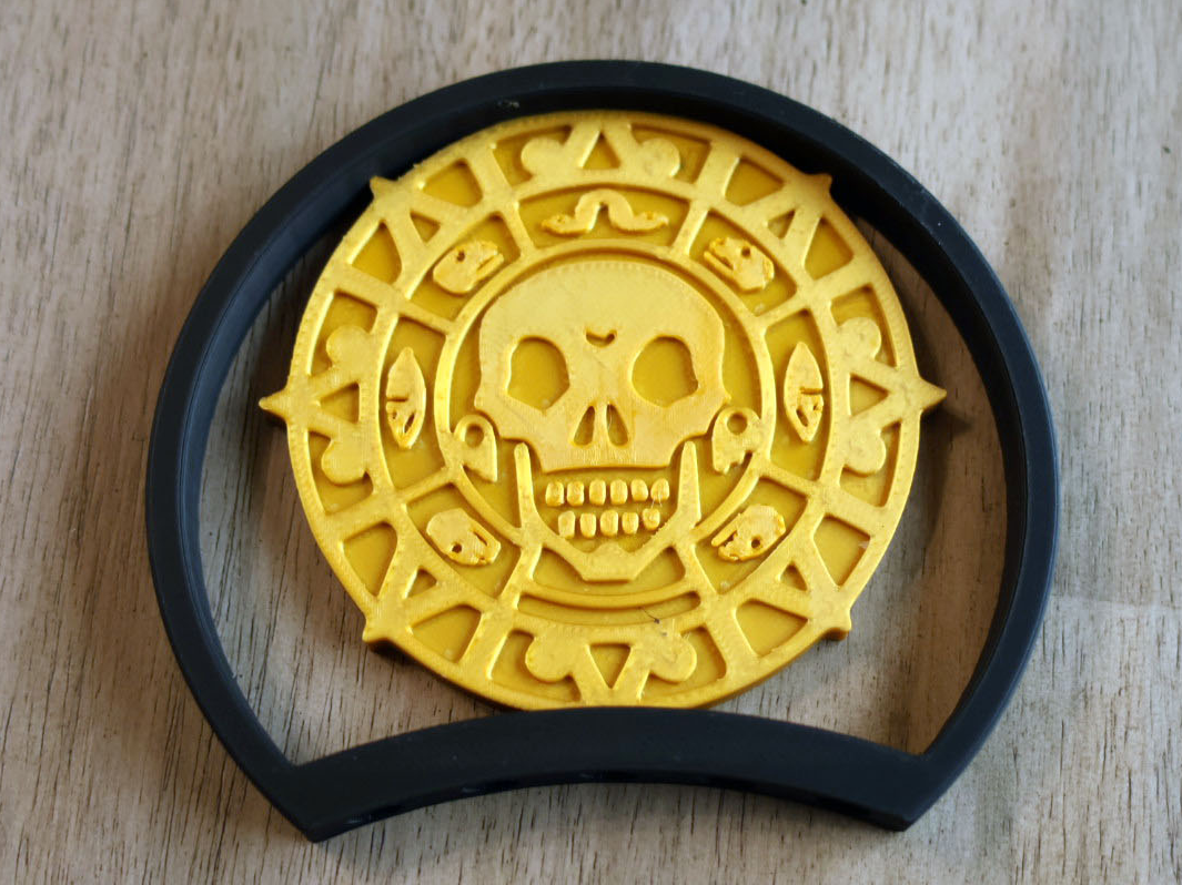 Pirates gold coin Disney ear for 5 magnet headband