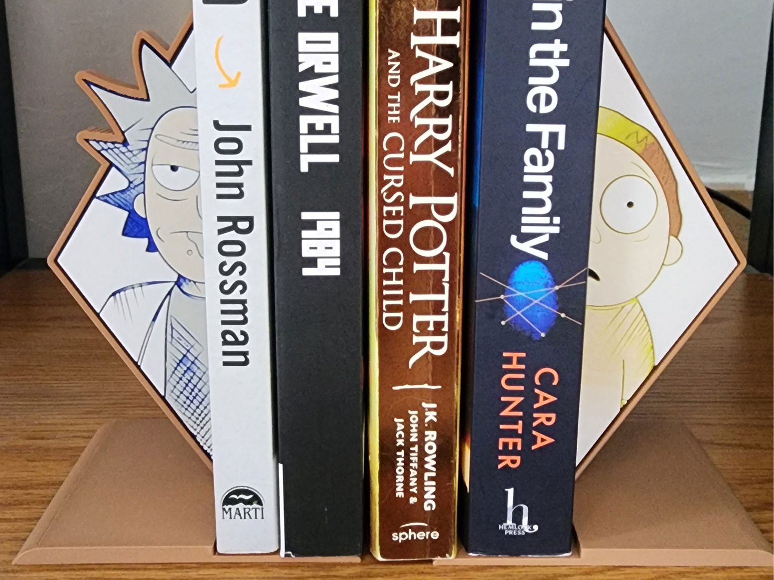 Rick and Morty HueForge Bookends