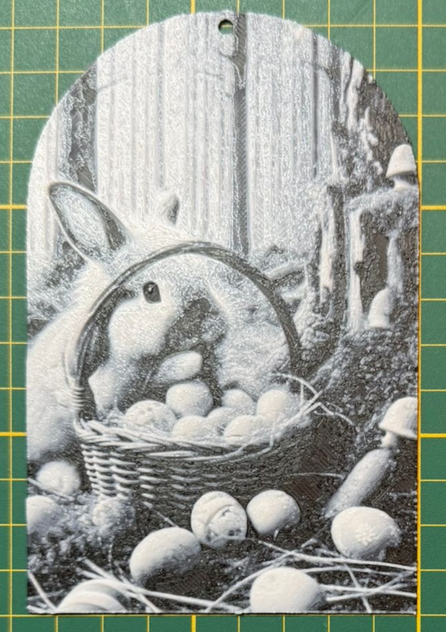cute easter bunny decoration Hueforge, No AMS A1