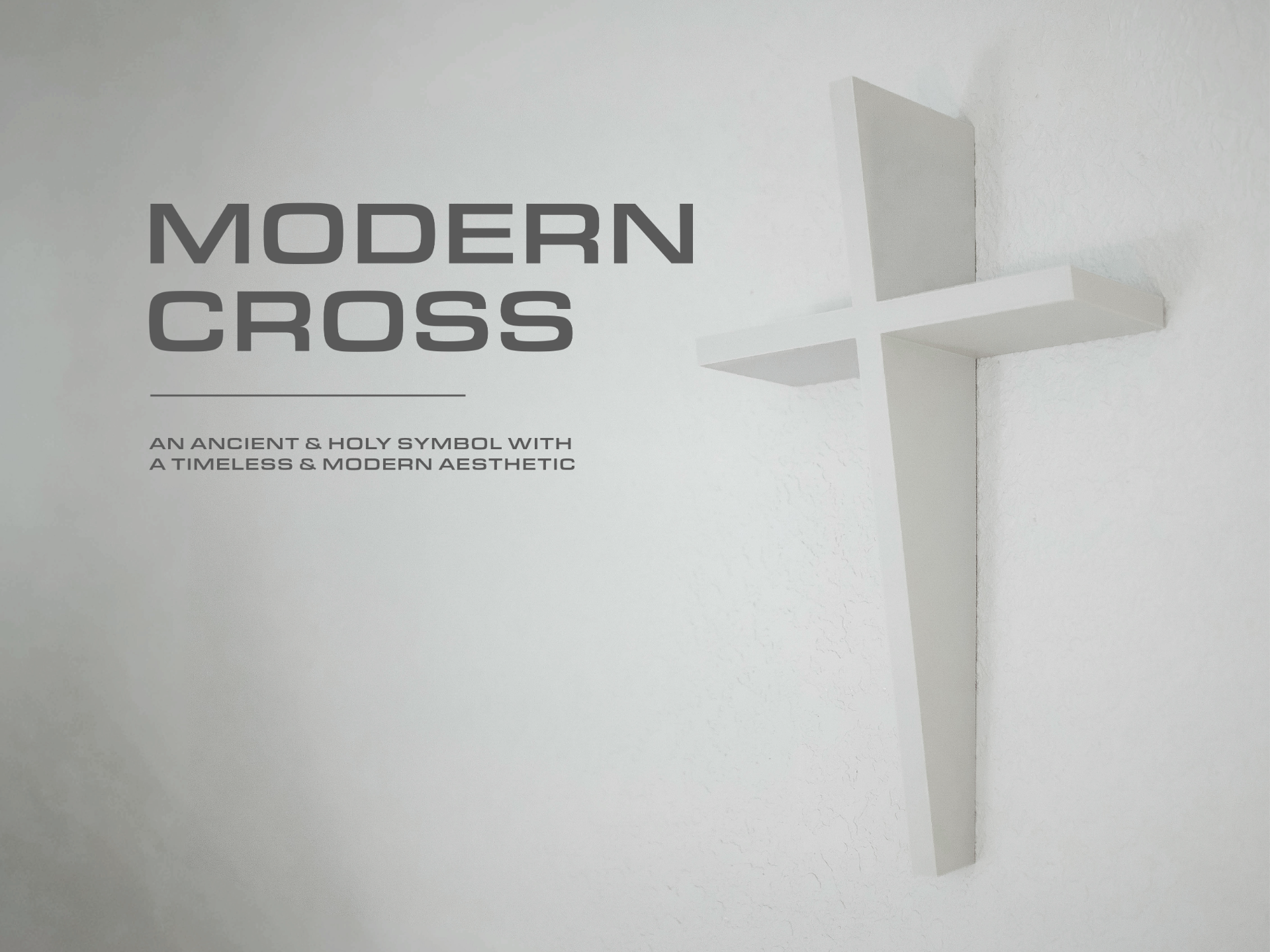 Modern Cross - A Timeless Design