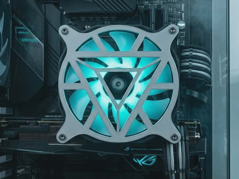 Iron Man Arc Reactor 120mm PC Fan Cover
