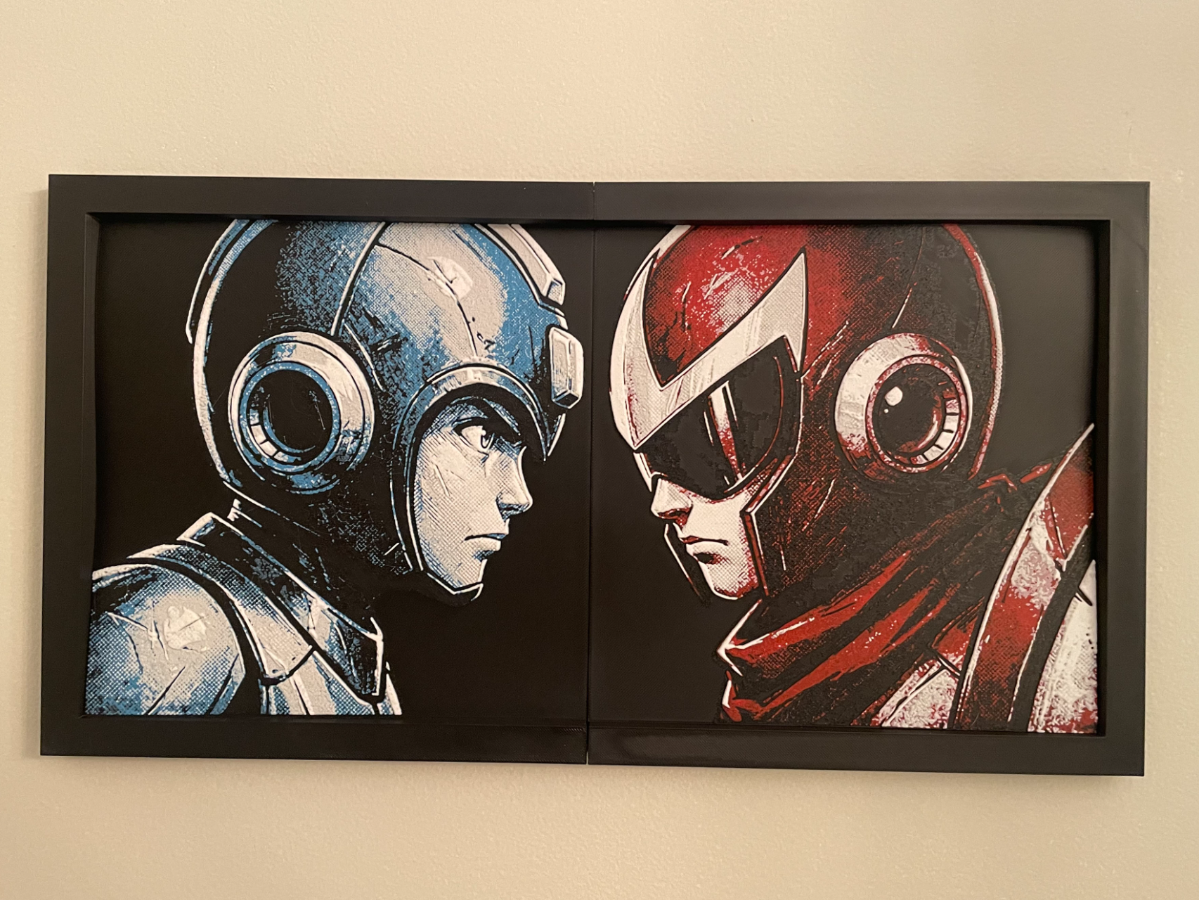 Megaman / Protoman / Hueforge / Decor / Wall Art