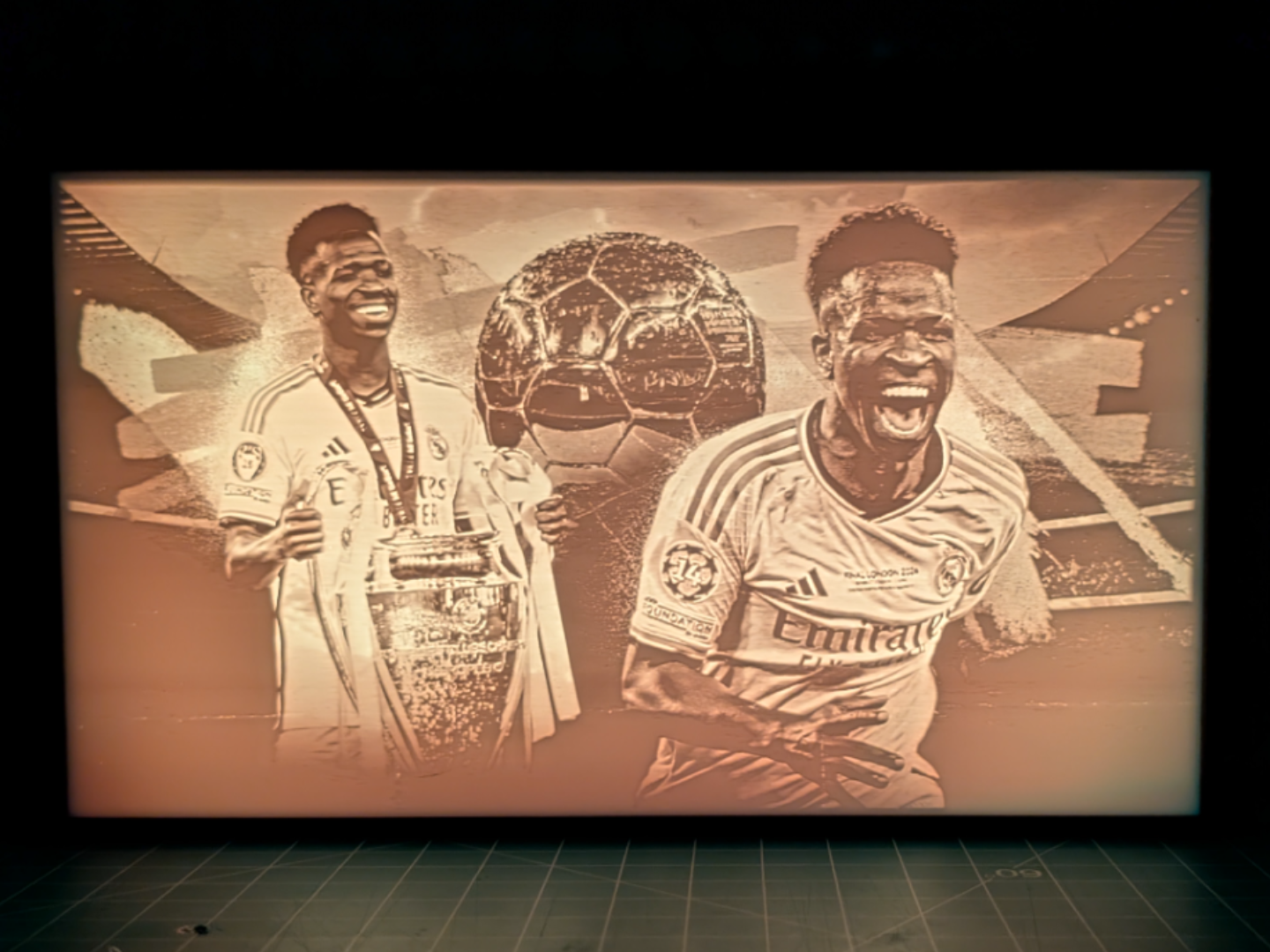 Vinicius Jr. Real Madrid lithophane
