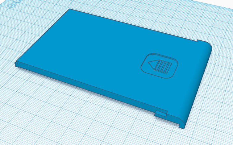 RadioShack Metal Detector Back Plate