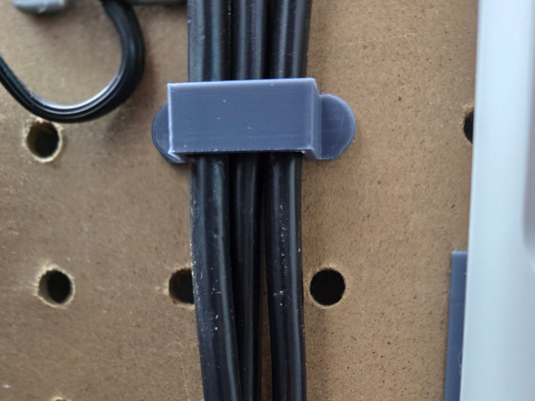 Large Pegboard Cable Clip