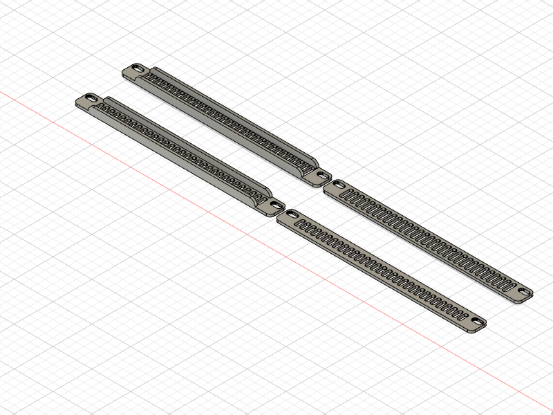 10-inch 0.5U Rack Mount Blanks