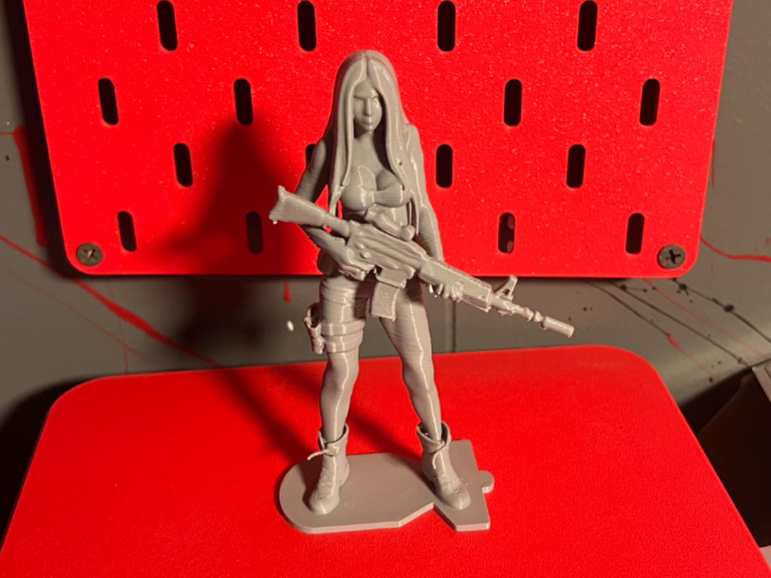 Sexy Gun Girl Pin-Up