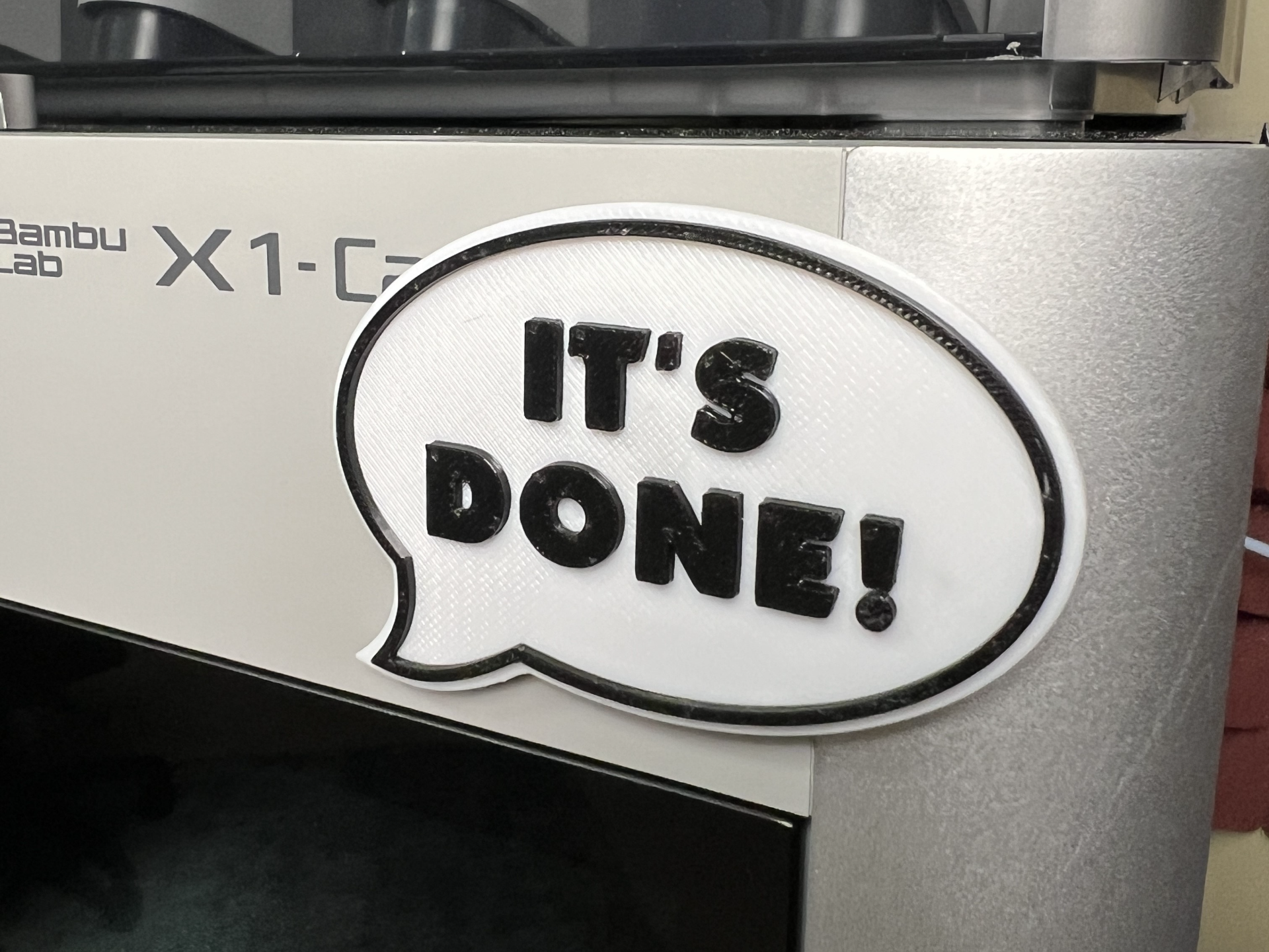 It's Done!