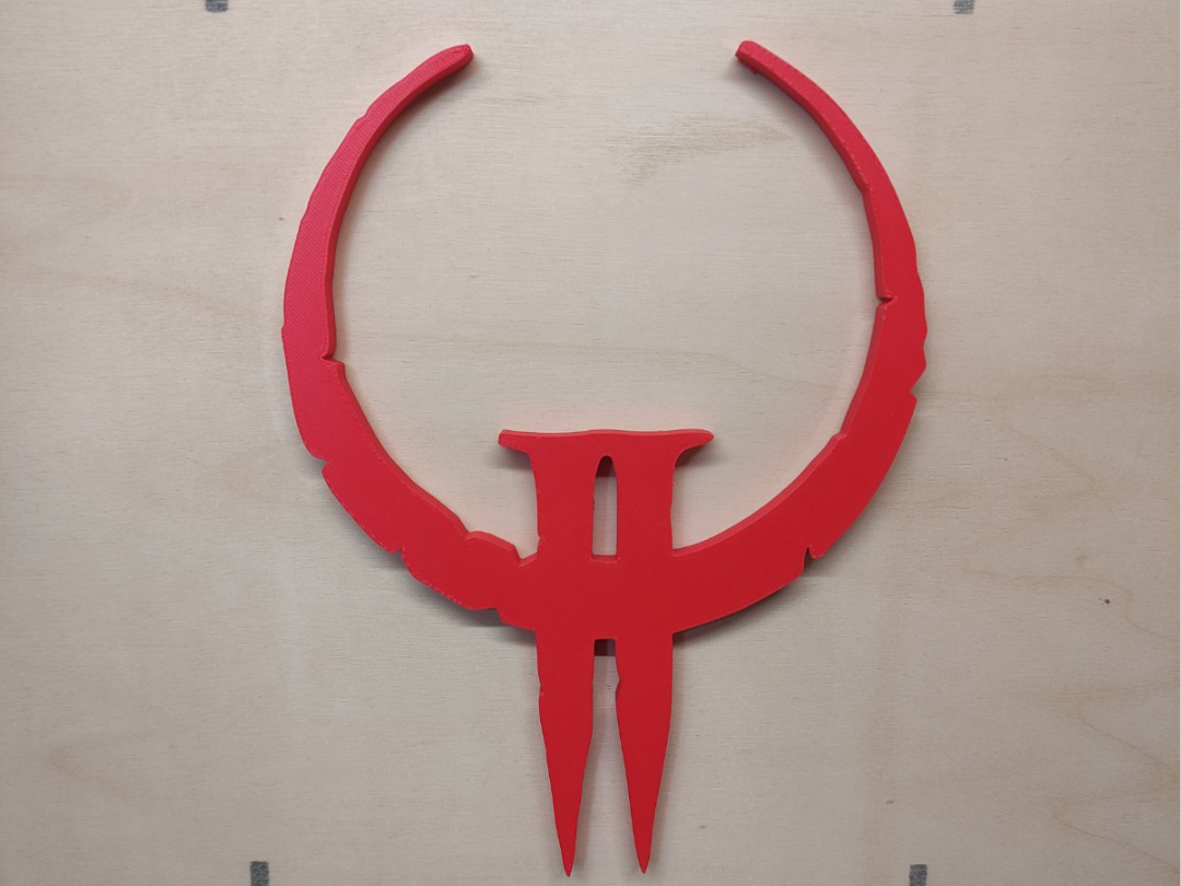 Quake 2 logo 150mm