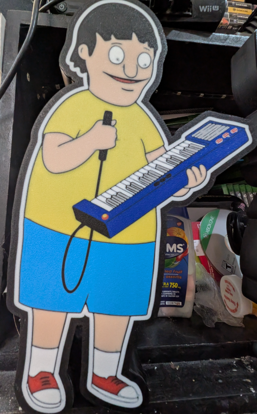 Gene from Bobs burgers light box